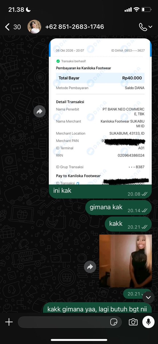elllvce's tweet photo. plss bantuin, kena tipu sama seller dari X
#zonauang https://t.co/6RGX9nU0na
