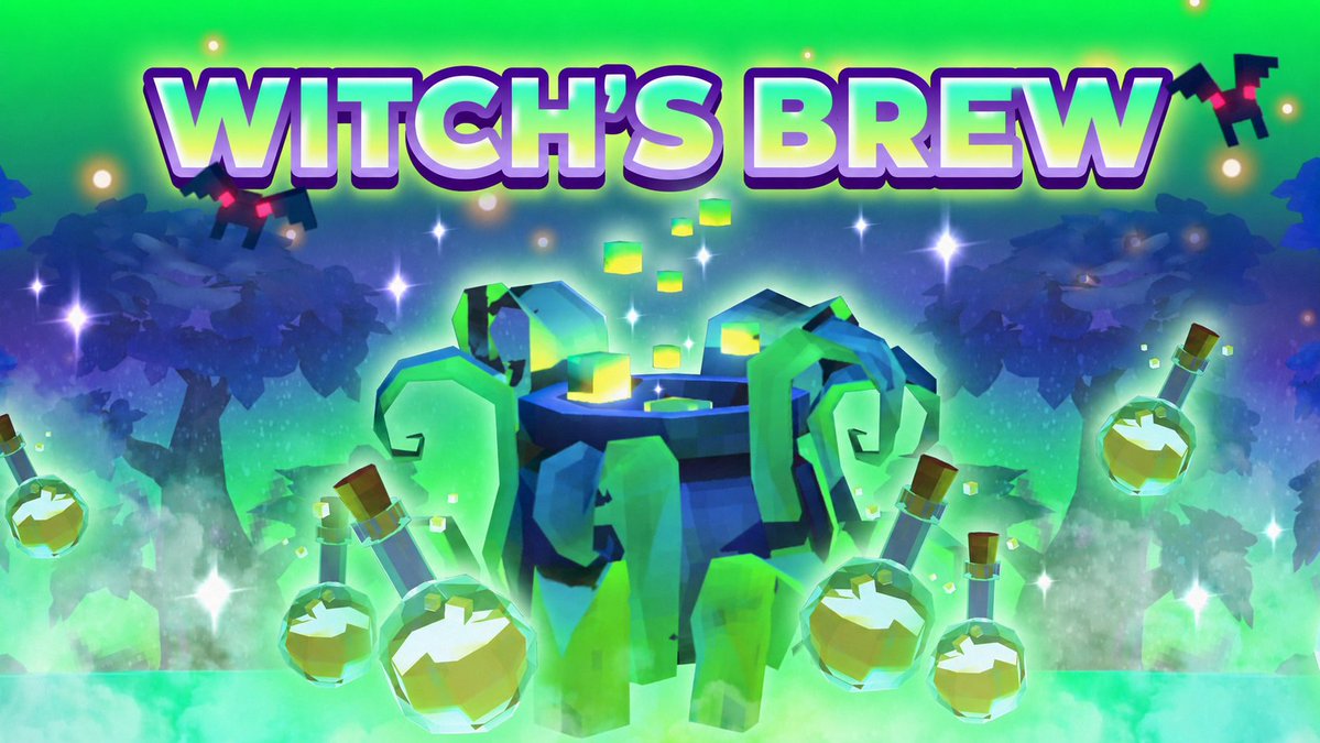 ChainersGame's tweet photo. 🔮 Witch's Brew 🔮 — DOUBLE EVENT
06 Oct – 09 Oct 12:00 UTC

Mysterious cauldrons, eerie plants, and potions that may reveal secrets better left hidden...🕯️👀

- Spooky Cauldron Seeds  (all rarities)
- Ghosts  (common)
- Ghost Food  (common-epic)
- Product: Ectoplasm

🍁 Spooky-juicy Bundles:

32 Spooky Cauldron Seeds - 50% OFF❗️
16 Spooky Cauldron Seeds - 25% OFF❗️

🍁 YOUR GOAL: Complete the events. It provides all the ingredients needed to craft Legendary Light Tree Seeds, Firebird, and Fiery Barberry Seeds!

Get new items from progression and mission events, and much more!

Does it scare you? Or maybe...charm?