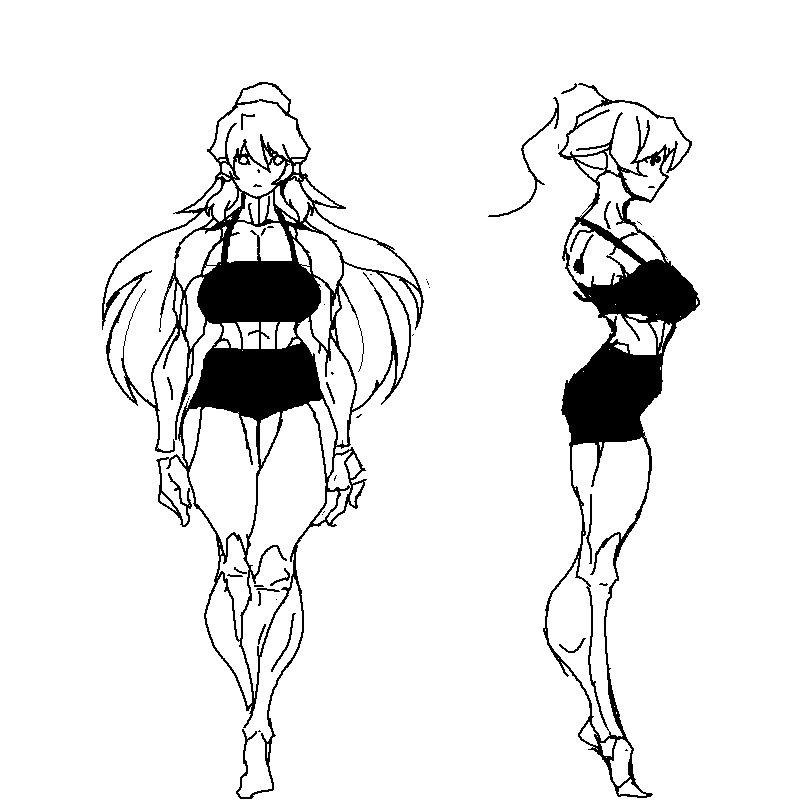 RXMETALSUN's tweet photo. @spoiLOL Thanks! For anyone who wants to draw legs like these, I really recommend George Bridgman's books; more specifically "Bridgman - Complete Guide to Drawing from Life" (the 4th image is an anatomy guide for my Reimu sprite) https://t.co/hV9stRcrhr