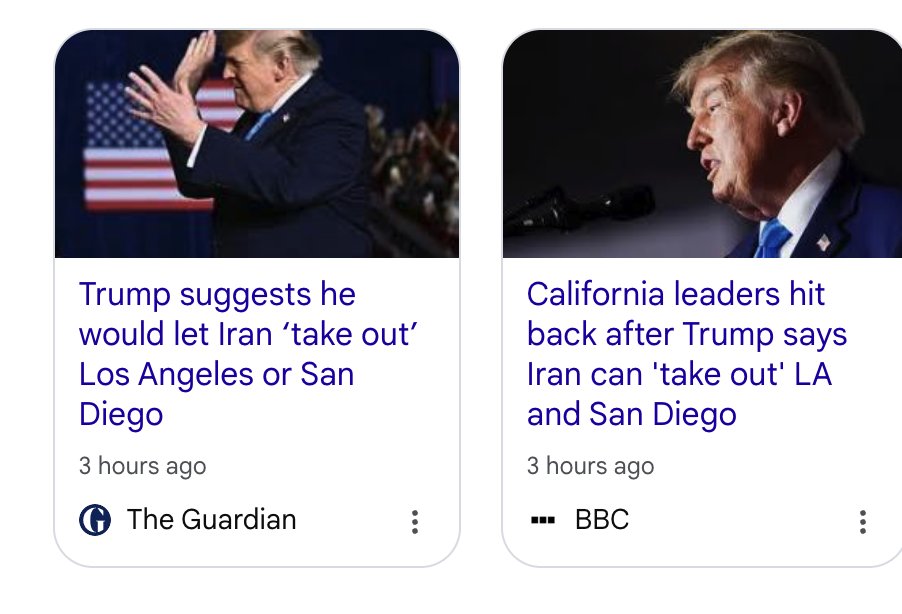 philipaklein's tweet photo. These headlines are a disgrace and another example of why nobody trusts the media. If you watch the full clip, it's clear what he is saying is that high oil prices are a small price to pay for stopping Iran from getting a nuke that would allow them to take out US cities. https://t.co/CgJ7wNKbzH
