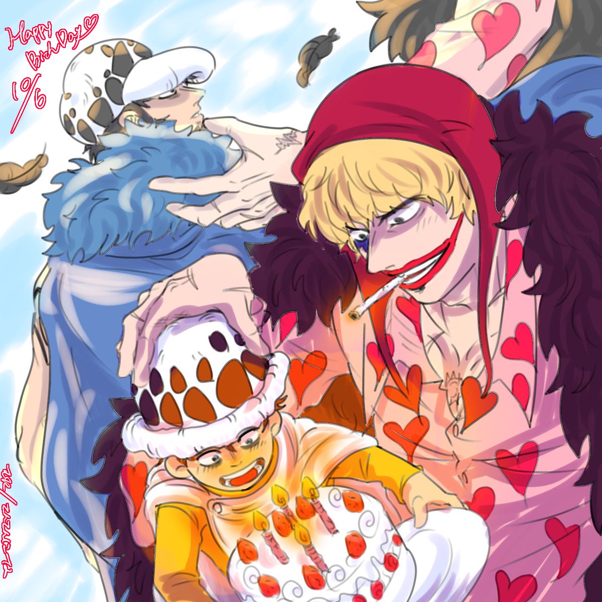 e_muta221's tweet photo. 滑り込み！
お誕生日おめでとう🎉🎉🎂
ローくん🫶

 #ロー誕生祭2026 
#トラファルガー・ロー誕生祭2026 https://t.co/6JV9bZxtVO
