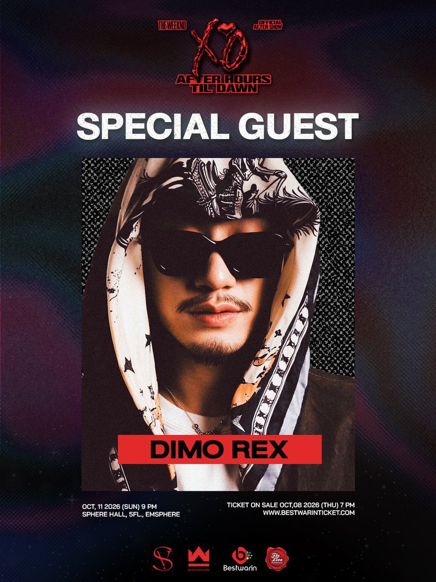 TheWeeknd_TH's tweet photo. เฉลย SPECIAL GUEST “DIMO REX” https://t.co/jPo3Amnnlk