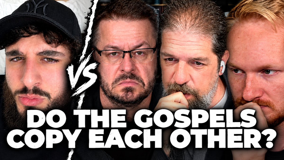 Deenresponds's tweet photo. David wood debate part 1 

I 3vs1 David Woods panel on whether the Gospels copy each other 

https://t.co/PeO755ji3g https://t.co/UxL1UdP0WF