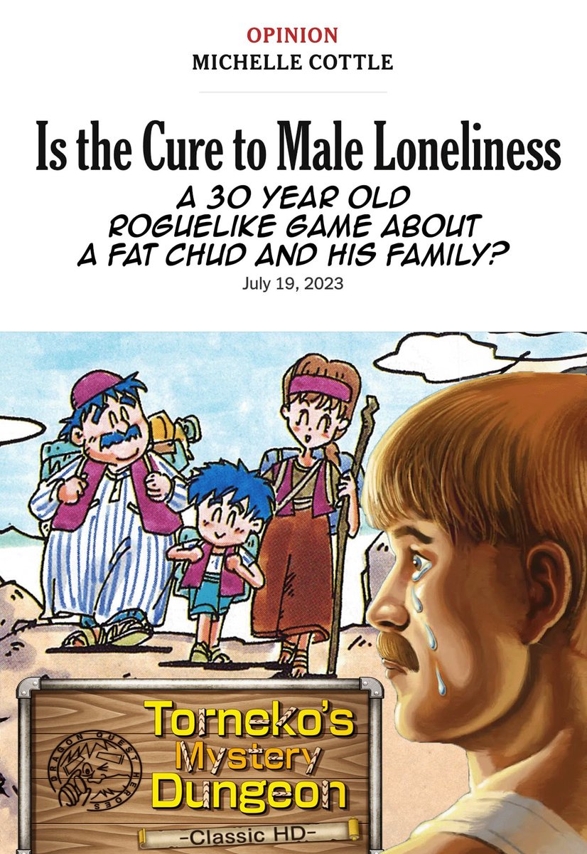 TheQuestersReal's tweet photo. Today's meme was very nearly Dragon Quest VI slander...

But I decided on something more positive for today

The slander will come though heheheh

Dragon quest memes of the day https://t.co/Rm7QEC8J9R