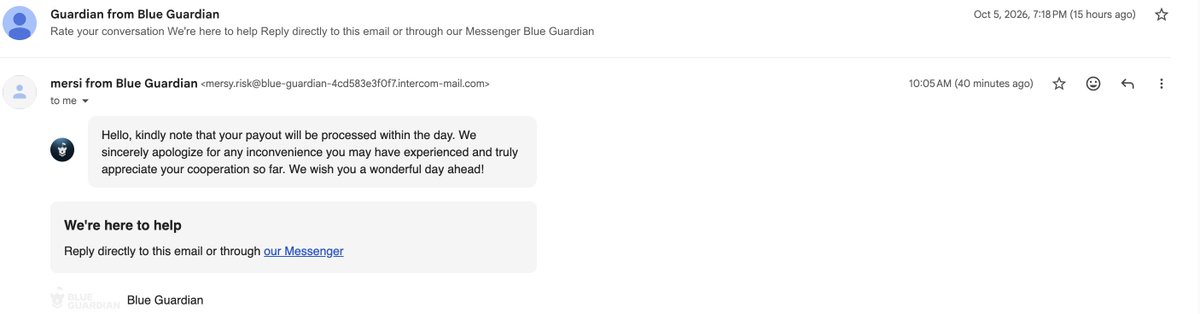 KatNguyen1974's tweet photo. @RIPS @marketbuyonly @GuardianFutures @seanbaint Update : I contacted support and they said I should get paid within today, thank you! I will keep you updated https://t.co/Ay1KhSswoG
