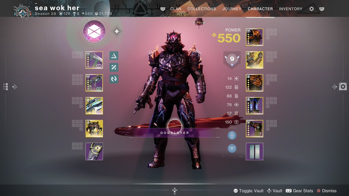 ColeWal16265675's tweet photo. @Destiny2Team My arc-infused slayer baron https://t.co/yqqTuyV4uQ