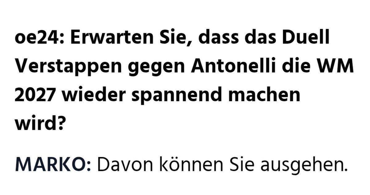 Shahab_NL's tweet photo. Una mísera victoria y Helmut ya está diciendo que vamos a ver a Max lavando a Kimi en 2027. https://t.co/o6d7rvkYDW