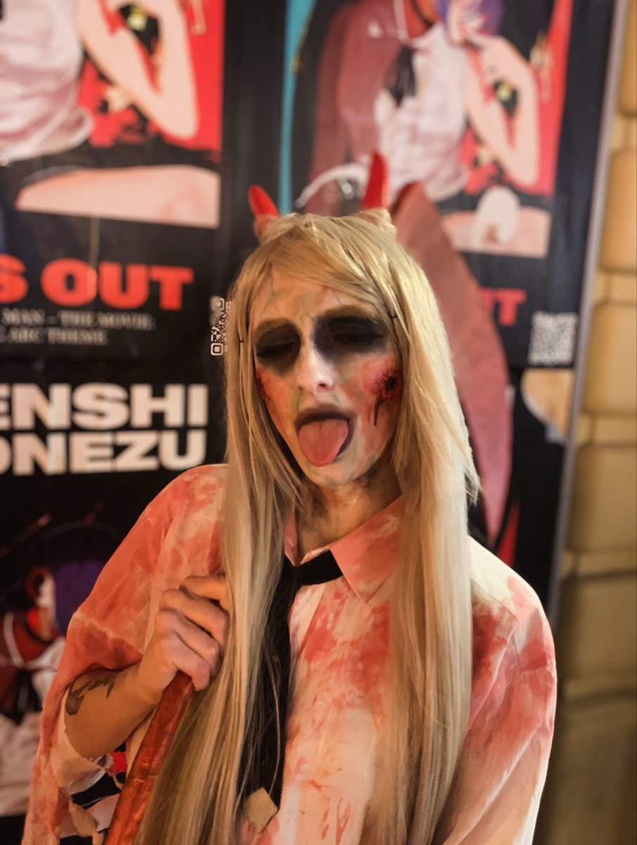Quphy_cos's tweet photo. ゾンビパワー👹
#ハロウィン 
#コスプレ
#チェーンソーマン https://t.co/UxNAsPXpKM