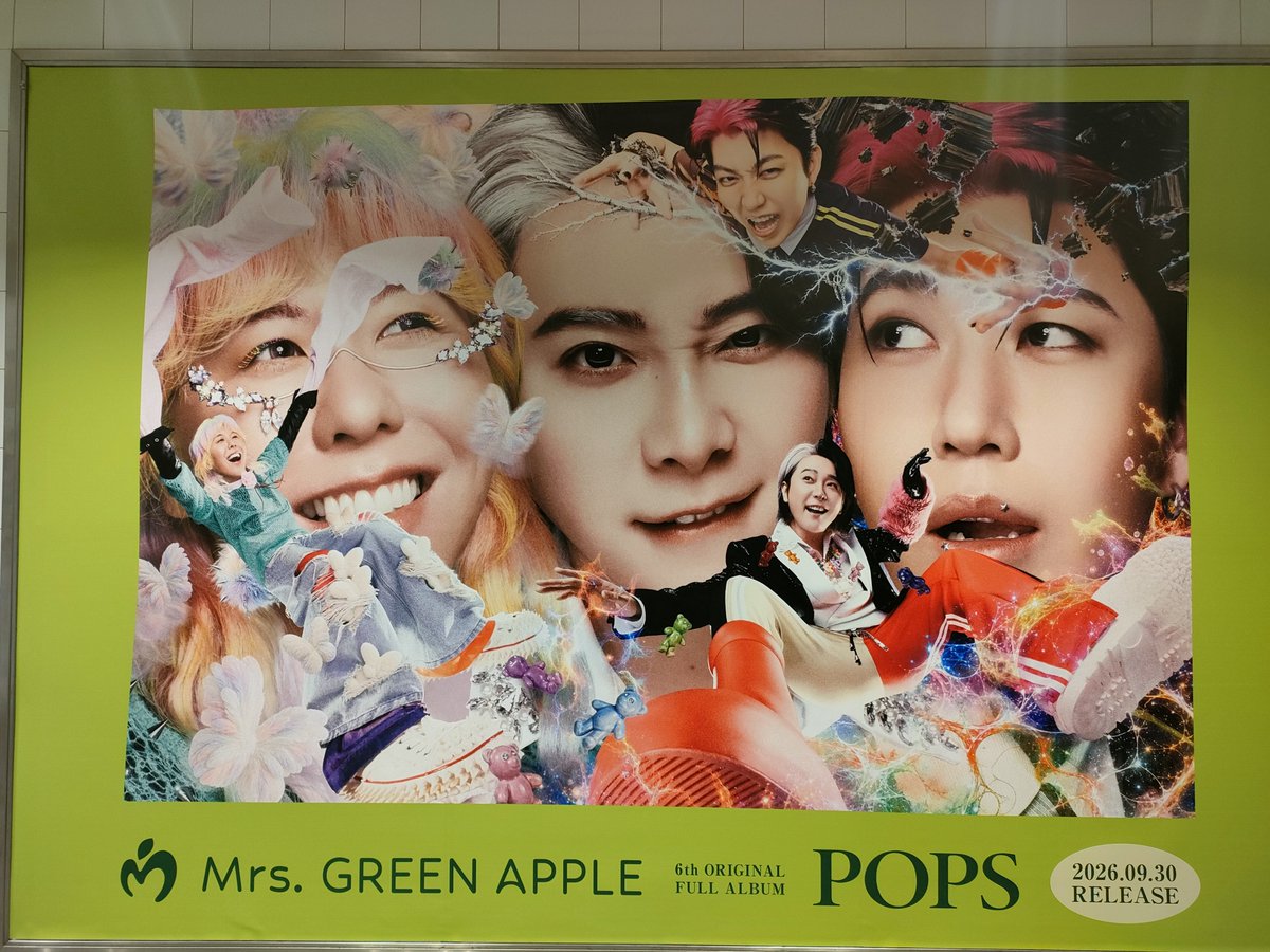 tokyo_kami2's tweet photo. 🍏Mrs. GREEN APPLE https://t.co/205DIsuHPW