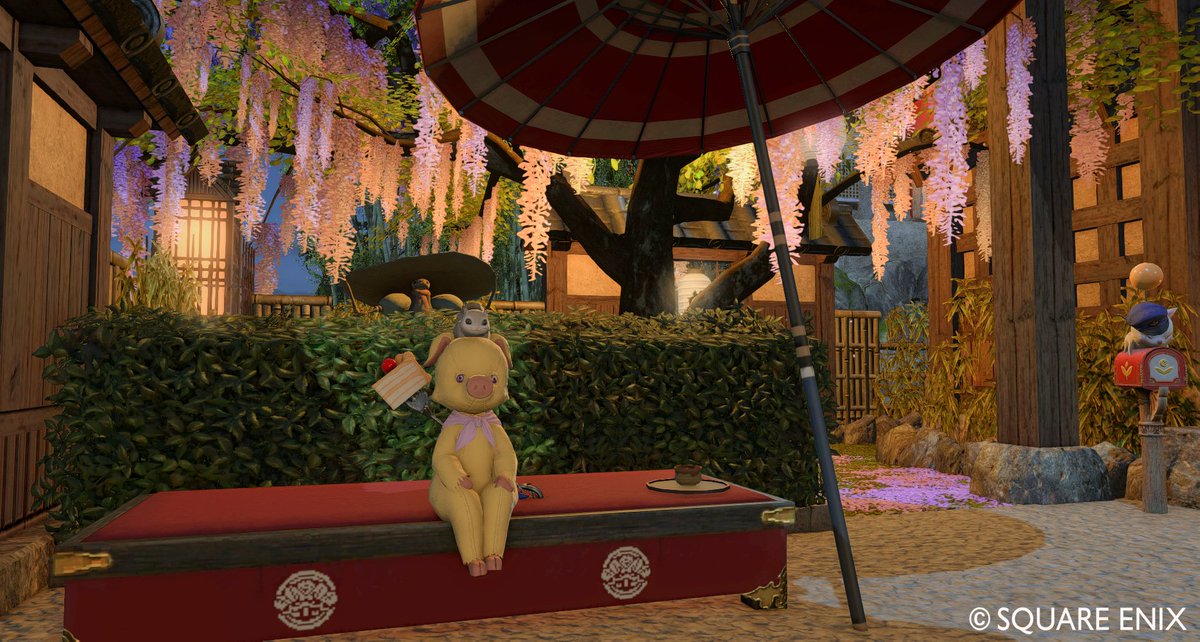 Shiny_Luna07's tweet photo. りつ家でのんびりしてるペット(子ぶた🐷🍵)
#FF14 #Litz_st
#ララフェル #ポーキー https://t.co/HrLJtf8ZNu