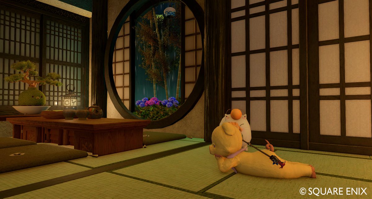 Shiny_Luna07's tweet photo. りつ家でのんびりしてるペット(子ぶた🐷🍵)
#FF14 #Litz_st
#ララフェル #ポーキー https://t.co/HrLJtf8ZNu