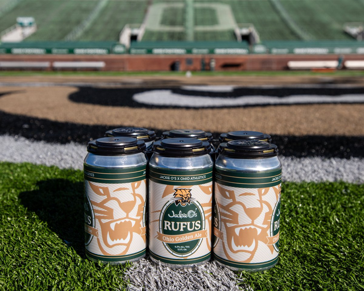 ohiou's tweet photo. Raise a toast to Rufus! 🍻😺

@OhioBobcats and @JackieosBrewery introduce the first officially licensed Bobcat-branded craft beer.

📰» https://t.co/8JoDT52jSR https://t.co/gxqGmUKf5H