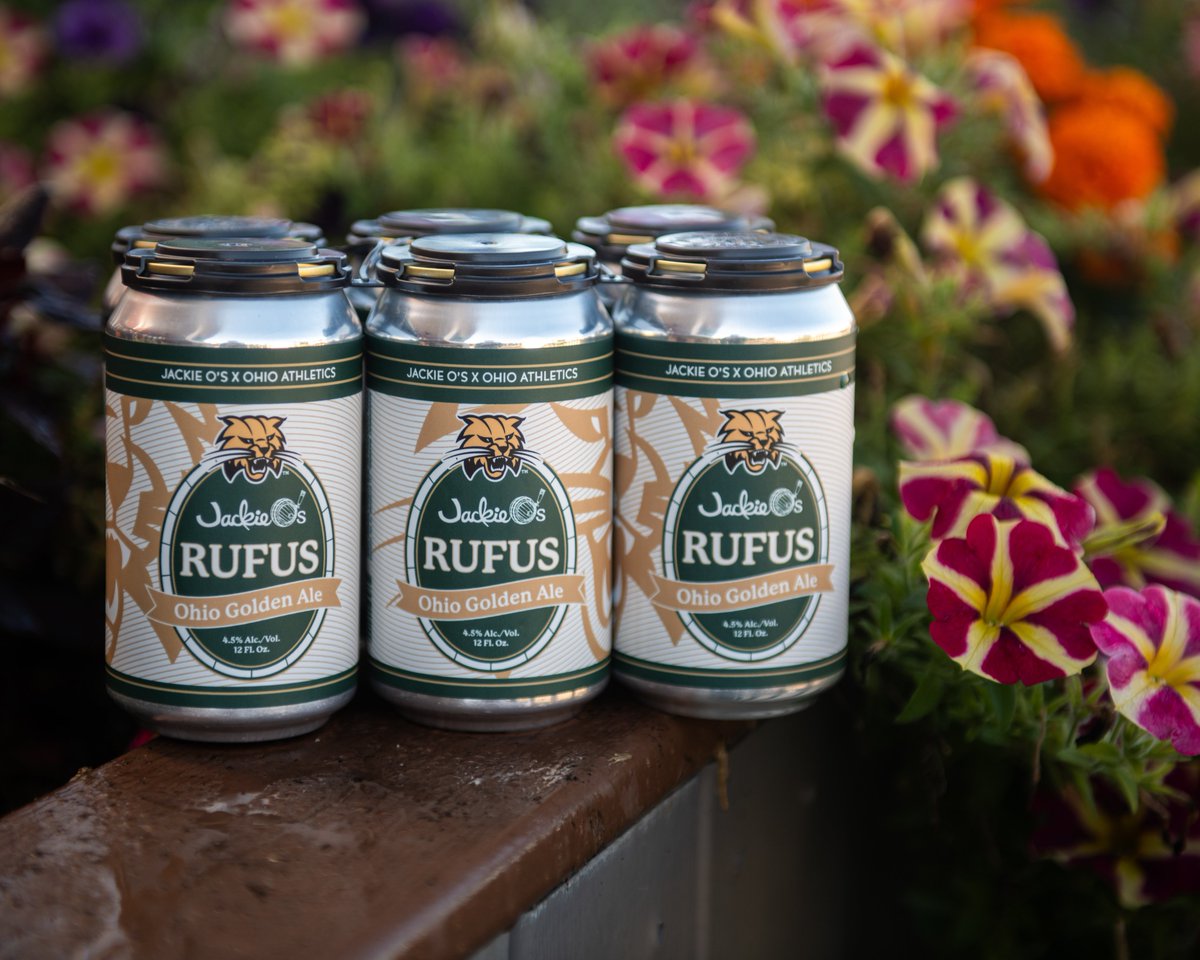 ohiou's tweet photo. Raise a toast to Rufus! 🍻😺

@OhioBobcats and @JackieosBrewery introduce the first officially licensed Bobcat-branded craft beer.

📰» https://t.co/8JoDT52jSR https://t.co/gxqGmUKf5H
