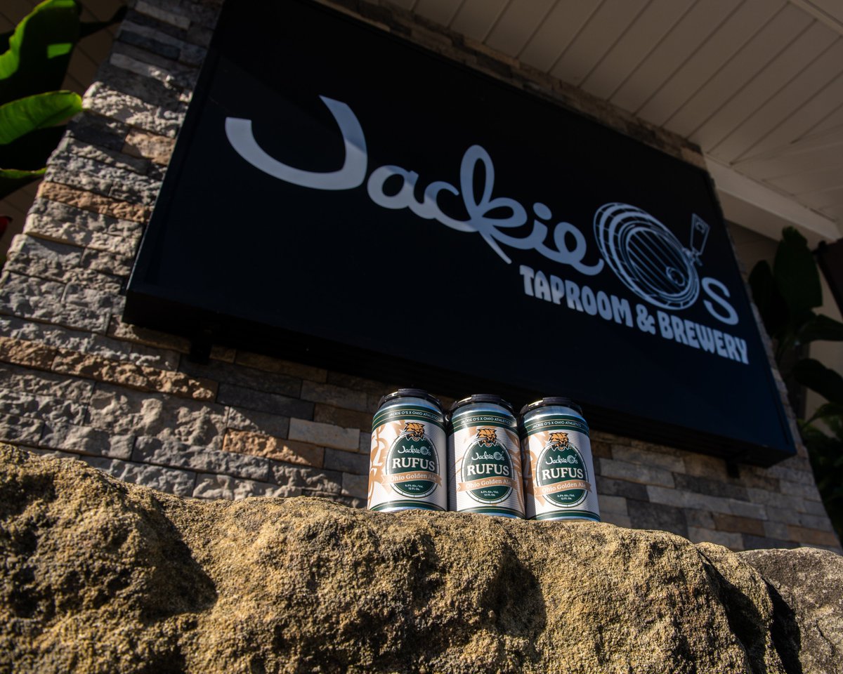 ohiou's tweet photo. Raise a toast to Rufus! 🍻😺

@OhioBobcats and @JackieosBrewery introduce the first officially licensed Bobcat-branded craft beer.

📰» https://t.co/8JoDT52jSR https://t.co/gxqGmUKf5H
