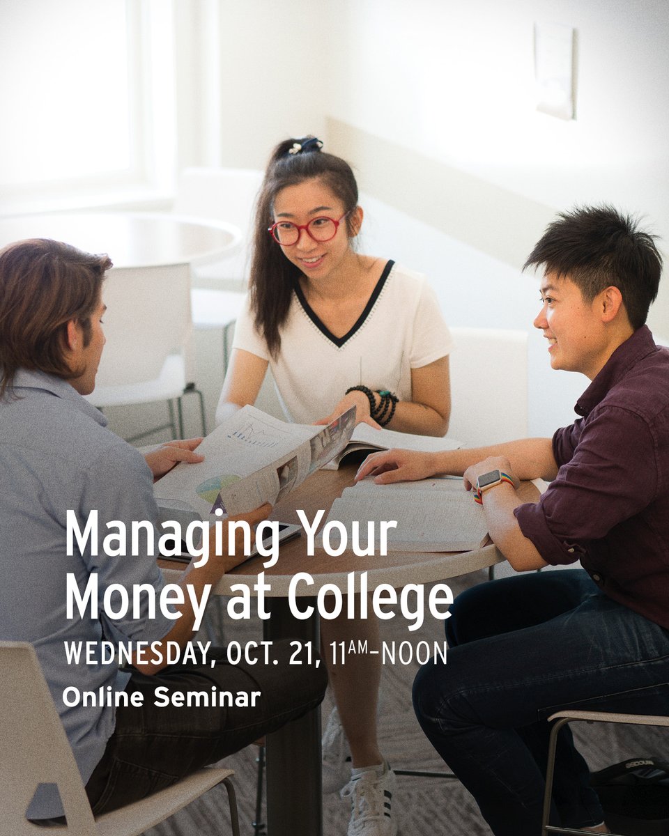 RRC's tweet photo. Money can be stressful, but learning how to manage it doesn’t have to be. Join Campus Well-Being for a student-focused webinar covering budgeting, managing expenses, borrowing options and informed credit decisions. Register: https://t.co/NQm8Ch9ZBo https://t.co/PiLLzqizz7