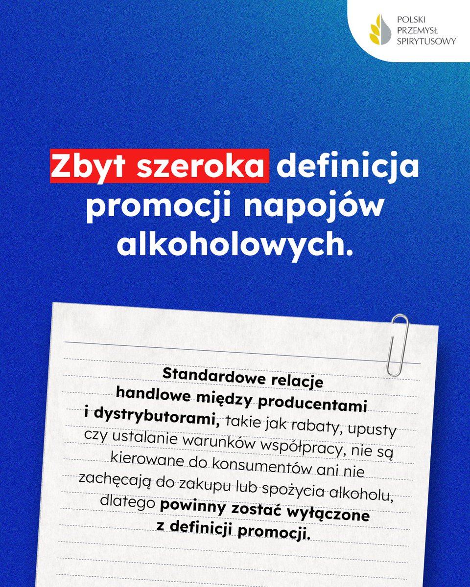 ZP_PPS's tweet photo. Przed III czytaniem nowelizacji UoWwT branża handlowa i spirytusowa zwracają uwagę na skutki projektowanych przepisów. Zbyt szeroka definicja promocji może objąć B2B, a ograniczenie komunikacji w miejscu sprzedaży oznacza mniej informacji dla dorosłych konsumentów. https://t.co/oocnFz2mw3