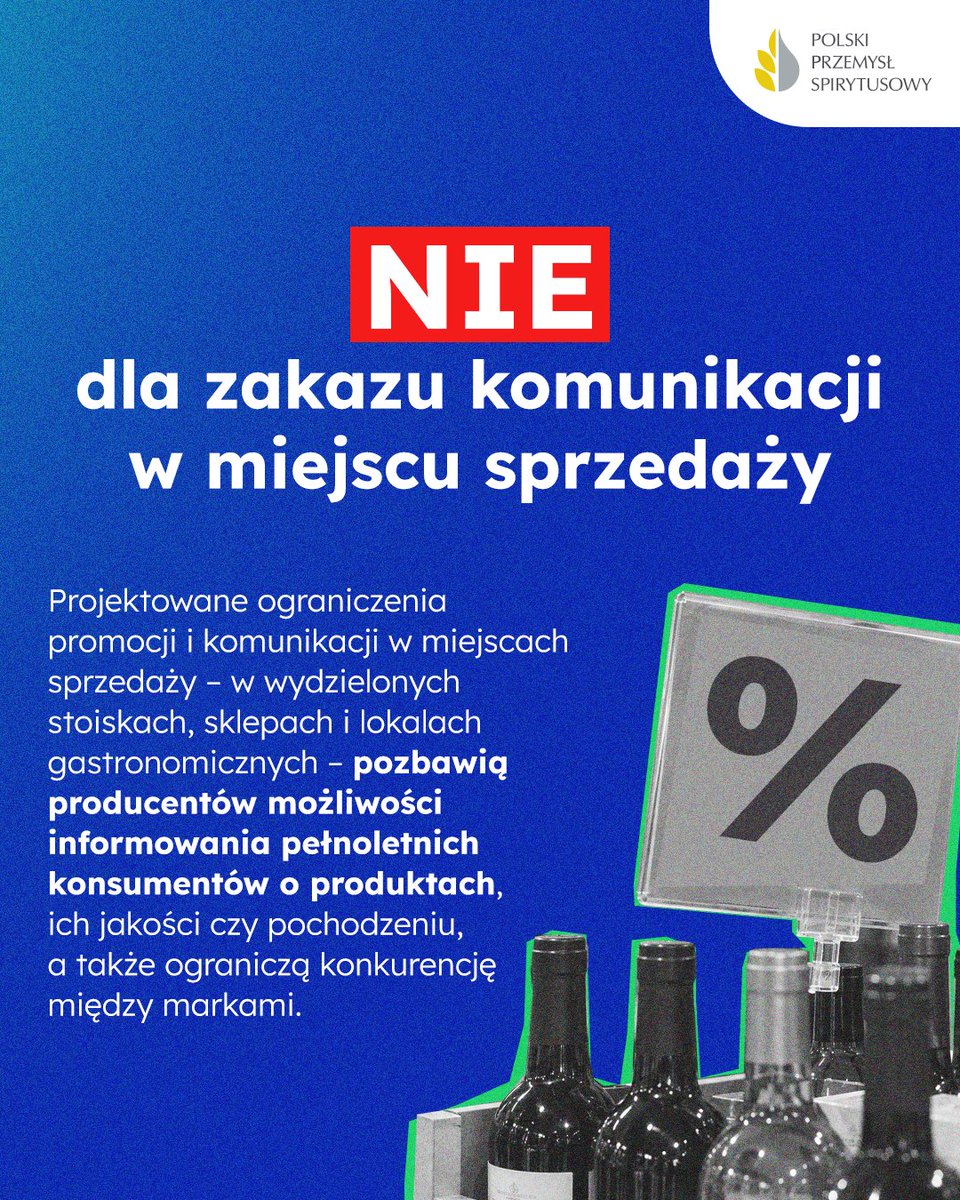 ZP_PPS's tweet photo. Przed III czytaniem nowelizacji UoWwT branża handlowa i spirytusowa zwracają uwagę na skutki projektowanych przepisów. Zbyt szeroka definicja promocji może objąć B2B, a ograniczenie komunikacji w miejscu sprzedaży oznacza mniej informacji dla dorosłych konsumentów. https://t.co/oocnFz2mw3