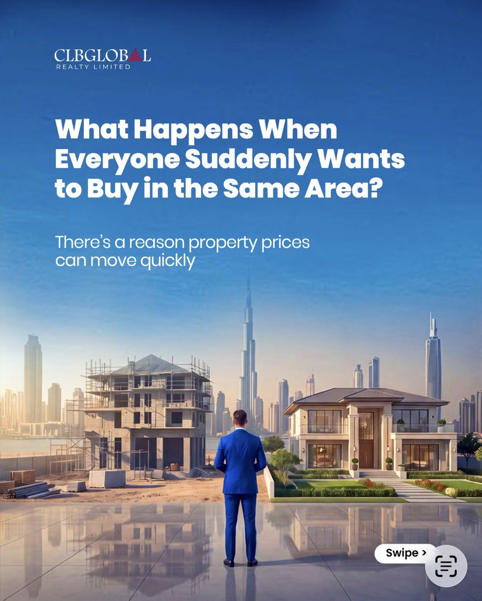 King_E_Philips's tweet photo. What happens when everyone suddenly wants to Buy in the same area?

There's a reason property prices can move quickly;
Demand ? Interest ? Attention?

Review the following #RealEstate #Thread https://t.co/r2bn6NehXF