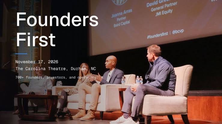 jcaplain's tweet photo. See you at Founders First next month in Durham? 
https://t.co/oD14JLPabc https://t.co/k5qAuLDS8S