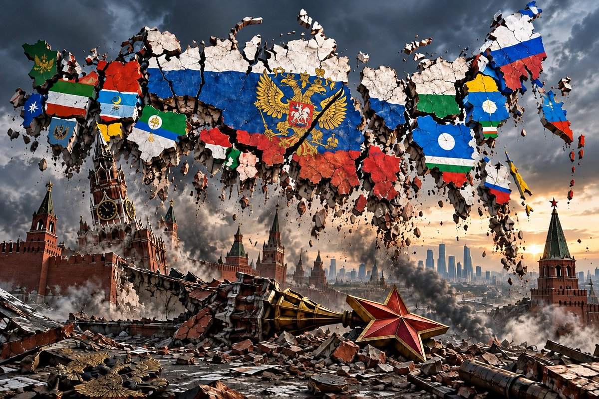 MykhailoRohoza's tweet photo. The United States doesn’t just believe Russia will fall apart — it knows it.

You have probably all read by now about the alleged real reason behind CIA Director Ratcliffe’s mysterious and unexpected visit to Moscow.

According to Germany’s Frankfurter Allgemeine Zeitung, the CIA director came to Moscow and told Putin that Russia would soon collapse just as the Soviet Union once did, after which panic reportedly broke out in the Kremlin.

▪️ Ratcliffe tried to convince the Kremlin that Russia cannot economically win the war in Ukraine.

▪️ The CIA director’s message was that Russia’s enormous military expenditures are pushing its economy toward the same kind of collapse the Soviet Union suffered as a result of the Cold War.

▪️ The CIA chief also reportedly said that the Trump administration’s policy toward Ukraine is based on its assessment of the Russian economy’s prospects. Putin therefore should not expect Washington to abandon its support for Ukraine.

▪️ Since the beginning of the invasion, the war has already cost Russian taxpayers 57 trillion rubles.

▪️ In next year’s budget, the government is reportedly planning to increase military spending by another third, to 17.1 trillion rubles, with spending over three years reaching 50 trillion rubles. This would bring the cost of the invasion of Ukraine to 74 trillion rubles ($870 billion), and if the war continues into 2028, the figure could reach $1 trillion.

So what should the Ukrainian authorities be doing in light of this information?

Preparing precisely for such a scenario — investing in relationships that could give Ukraine as many potential allies and trading partners as possible among the future sovereign states of a post-Russian space.

The objective should be to ensure that something stable emerges beyond Ukraine’s eastern borders; that Moscow can no longer harbor hopes of rebuilding an empire; and that the demographic, military, and economic power of whatever remains of today’s aggressor state is reduced to a level comparable to Ukraine’s.

An ethnically Russian state should not have a population exceeding 60 million. It should no longer have access to the resources extracted from its internal colonies, should not possess endless money for war, and should pursue an economic model in which desperate mortgage debtors, gambling addicts, and alcoholics cannot simply be driven into war in massive numbers.

At the very least, Ukraine should take the first step: adopt a law establishing cooperation with the subjugated peoples of the Russian Federation.