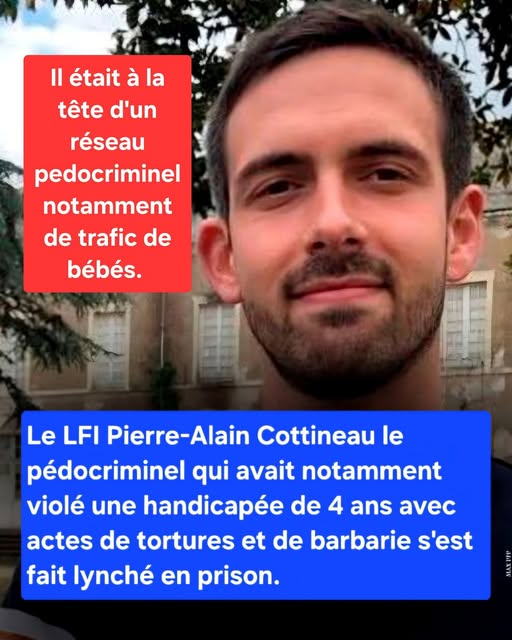 PhilsudOuest's tweet photo. 🤔Accusé d'acte de torture et de barbarie sur une fillette de 4 ans et d'être notamment à la tête d'un réseau pédocriminel , le LFI a tenté de mettre fin à ses jours après de multiples agressions par d'autres détenus dans sa prison de Brest. Charles Hulgues. https://t.co/m3J2Ih5EmV