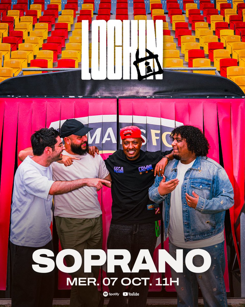 Lockin_show's tweet photo. Un dîner où on se met à la bien ! ✌️

LOCKIN X SOPRANO

👉 Demain à 11h sur YouTube et Spotify https://t.co/49p3ZYUpRV