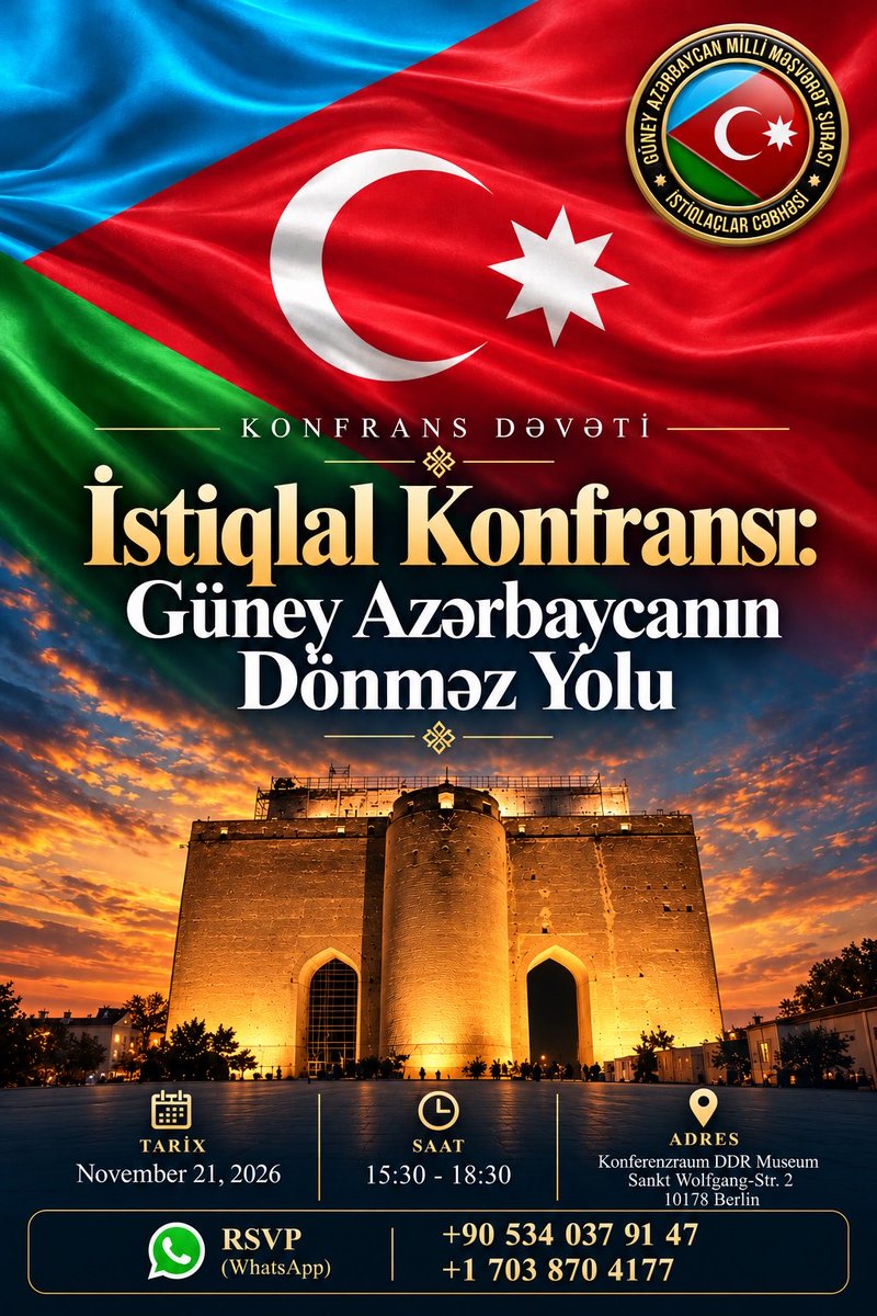 CagriCehreganli's tweet photo. Bağımsız Güney Azerbaycan’a doğru! https://t.co/yMoK5WNPzk
