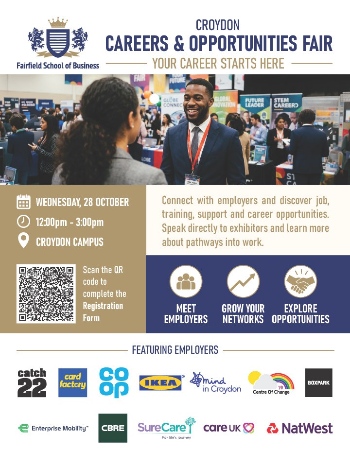 FSBSOCIAL's tweet photo. Don’t miss your next opportunity.
Come along to FSB’s Careers &amp; Opportunities Fairs and meet employers who are looking for talented people like you.
📍 Sheffield: Wednesday 21 October, 12pm–3pm
📍 Croydon: Wednesday 28 October, 12pm–3pm
📍 Leicester: Tuesday 10 November, 12pm–3pm https://t.co/KTQibptPwV