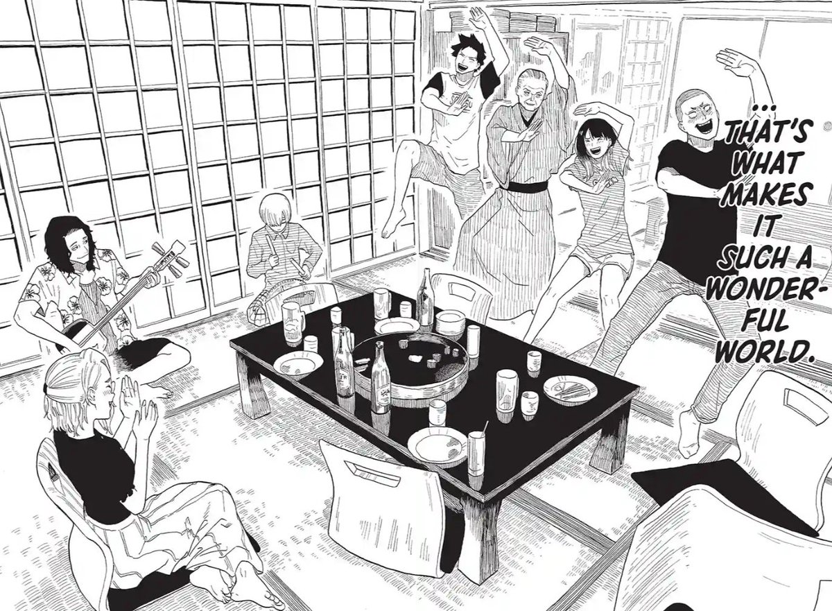 Red__JT's tweet photo. Ahh the classic feast and dance party at the end of an arc. Got to love it
#RedAkane https://t.co/PSIcTNIolR