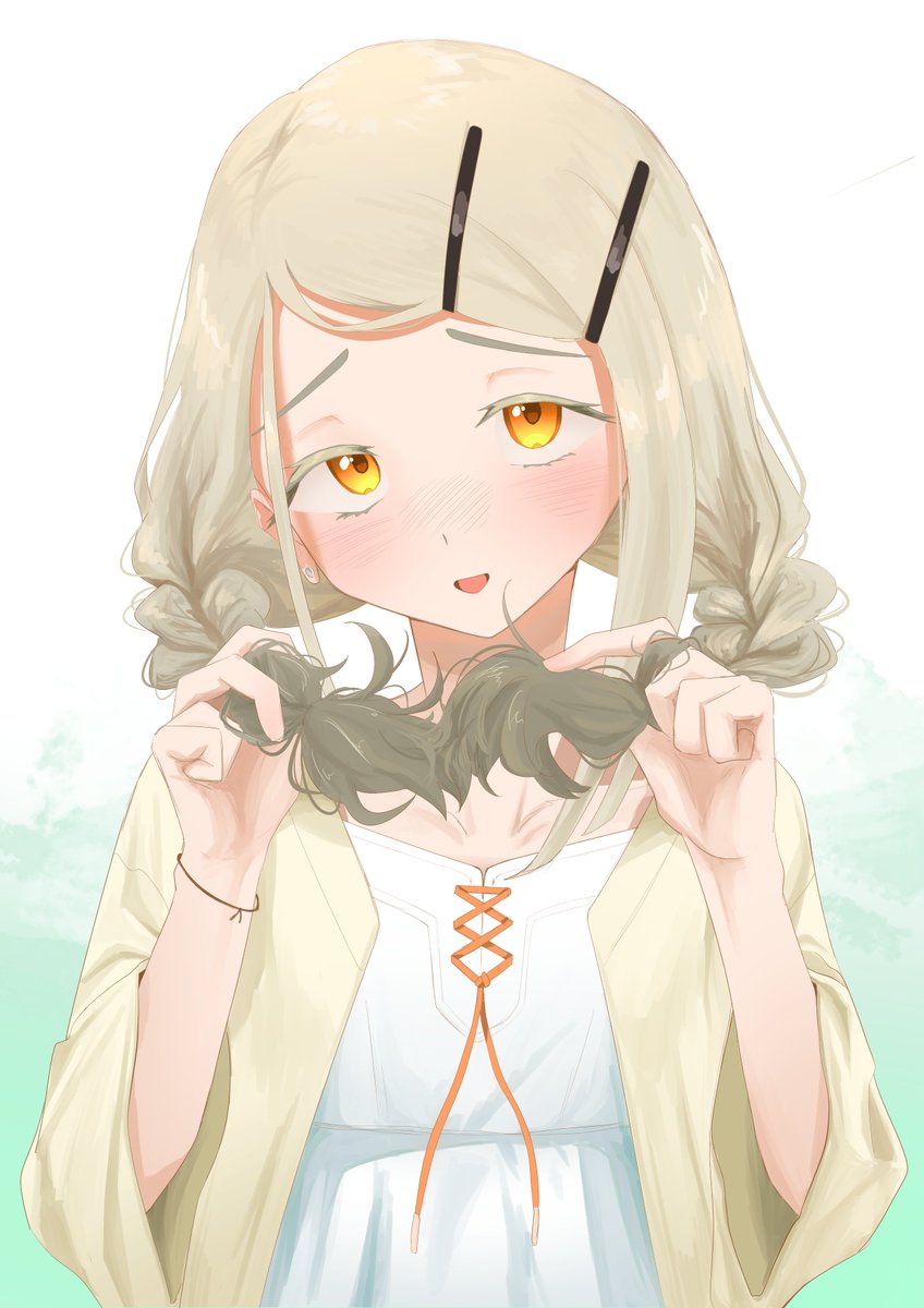 syactikun's tweet photo. 「、、、、かわいい？」
＃学マスFA　＃篠澤広 https://t.co/A2zVrQZbrp