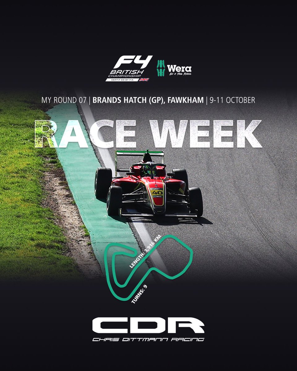 porzechowski1's tweet photo. 🔥 IT’S RACE WEEK! Tym razem czeka mnie runda na Brands Hatch GP 🔥
🇬🇧 IT’S RACE WEEK! This time, I’m heading to the Brands Hatch GP circuit 🔥
@BritishF4 @CDR_UKRaceTeam
#RaceWeek #BrandsHatch #Schedule #Racing #Motorsport https://t.co/AwKLofJwwW