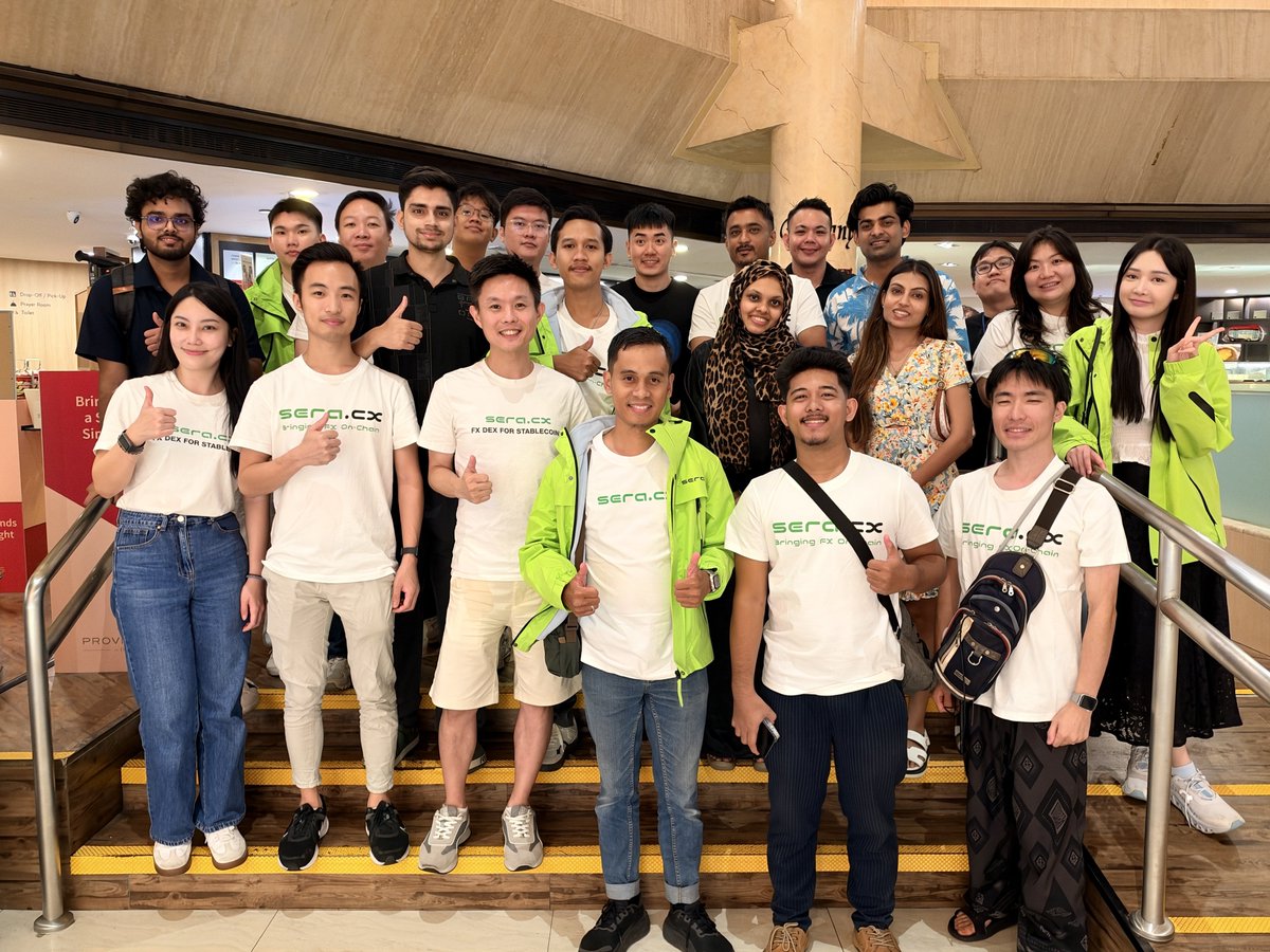 S1MPLE311's tweet photo. This is the best night of the part of community in https://t.co/bJYmltkaaf

This will be doxxed at all! If you see them ask what is sera all about and let us answer and explain it to you.
See you tommorrow at @TOKEN2049 in MBS Convention Hall Singapore! @seraprotocol https://t.co/Z7K1zTaReQ