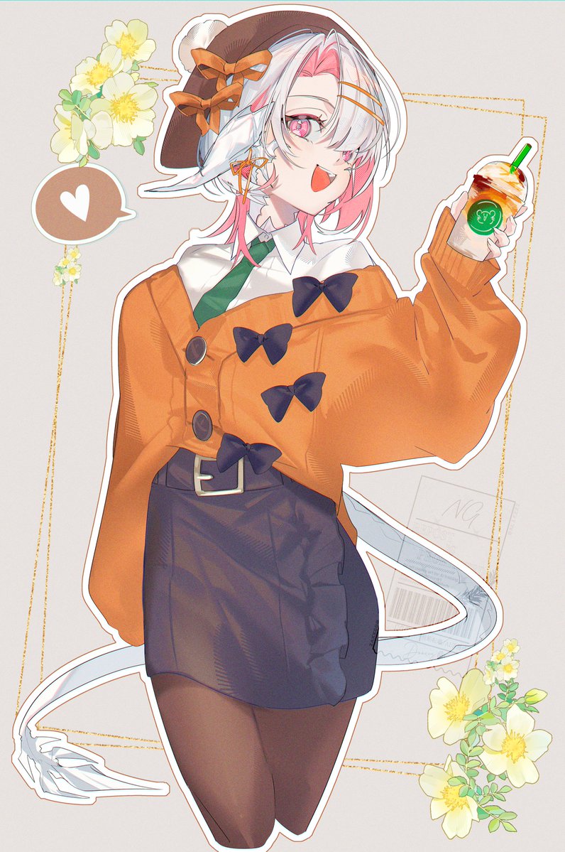 Al14zzz's tweet photo. 🍁🧋🧡 https://t.co/GIGKnoKMqp