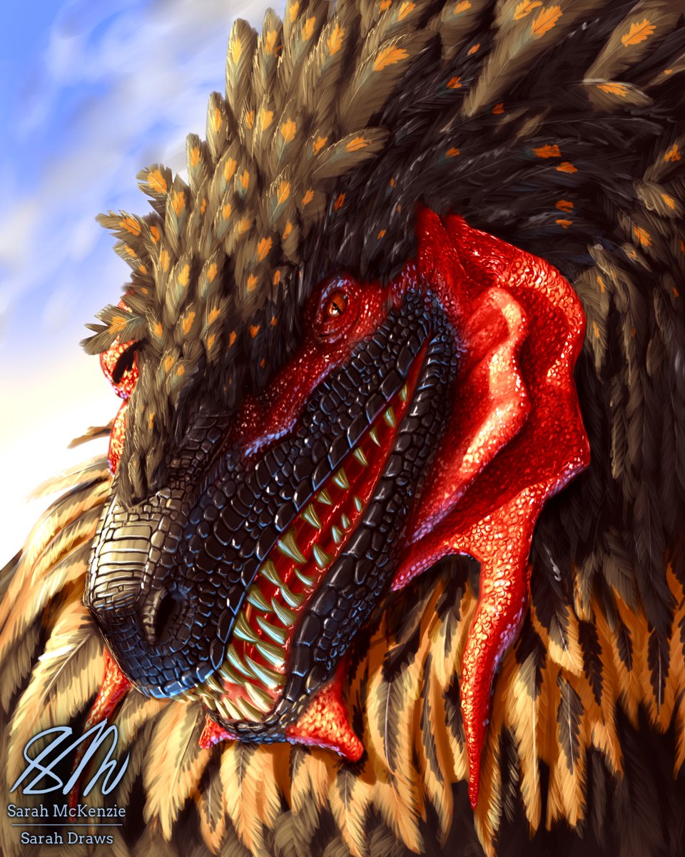 Sarah_Draws8's tweet photo. 4-hour raptor speedpaint.

#DigitalArt #PaleoArt #Speedpaint https://t.co/uRtoLetTFg