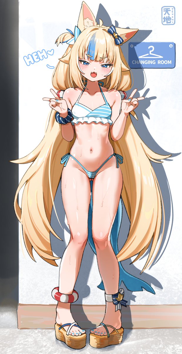 Tenchi_illust's tweet photo. double peace🐟 https://t.co/PUFsEdIUSy