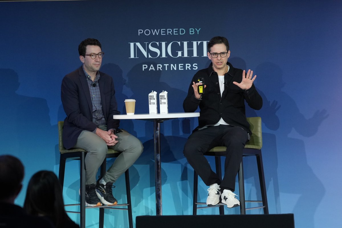 scaleupevent's tweet photo. @InsightPartners MD Lonne Jaffe (@lonnej) on what's changed in the AI investment landscape this past year — where the most consequential innovation is happening, and where capital is flowing. #ScaleUpAI💬 "What we really care about as an investor… is the durability of the business, not just the historical growth.”