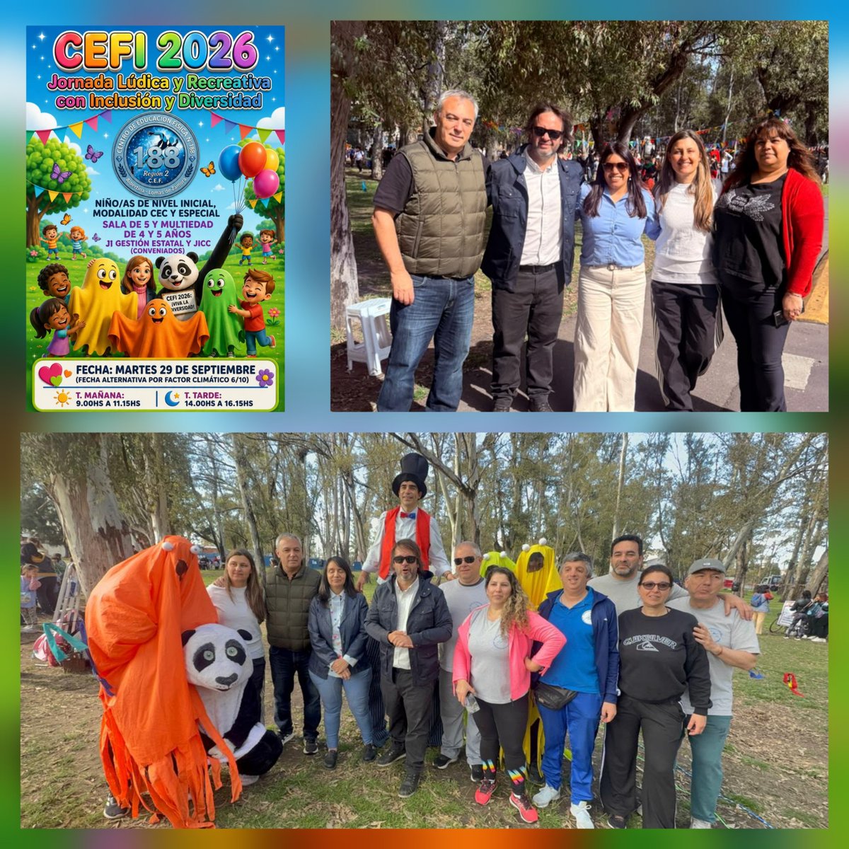 Leot14's tweet photo. CEFI 2026 — Lomas de Zamora
👉🏻La Educación Física también se construye desde el juego, el encuentro y la igualdad de oportunidades.
En 📍Lomas de Zamora participamos del encuentro lúdico-recreativo CEFI 2026, con todos los jardines del distrito, organizado por los Centros de Educación Física junto a profesores y profesoras.
Seguimos defendiendo la Educación Pública en la PBA💙 y @MunicipioLdeZ con Más Estado Presente que garantice derechos y amplíe oportunidades a nuestr@s estudiantes.
@Kicillofok @fotermin
@flaviaterigi