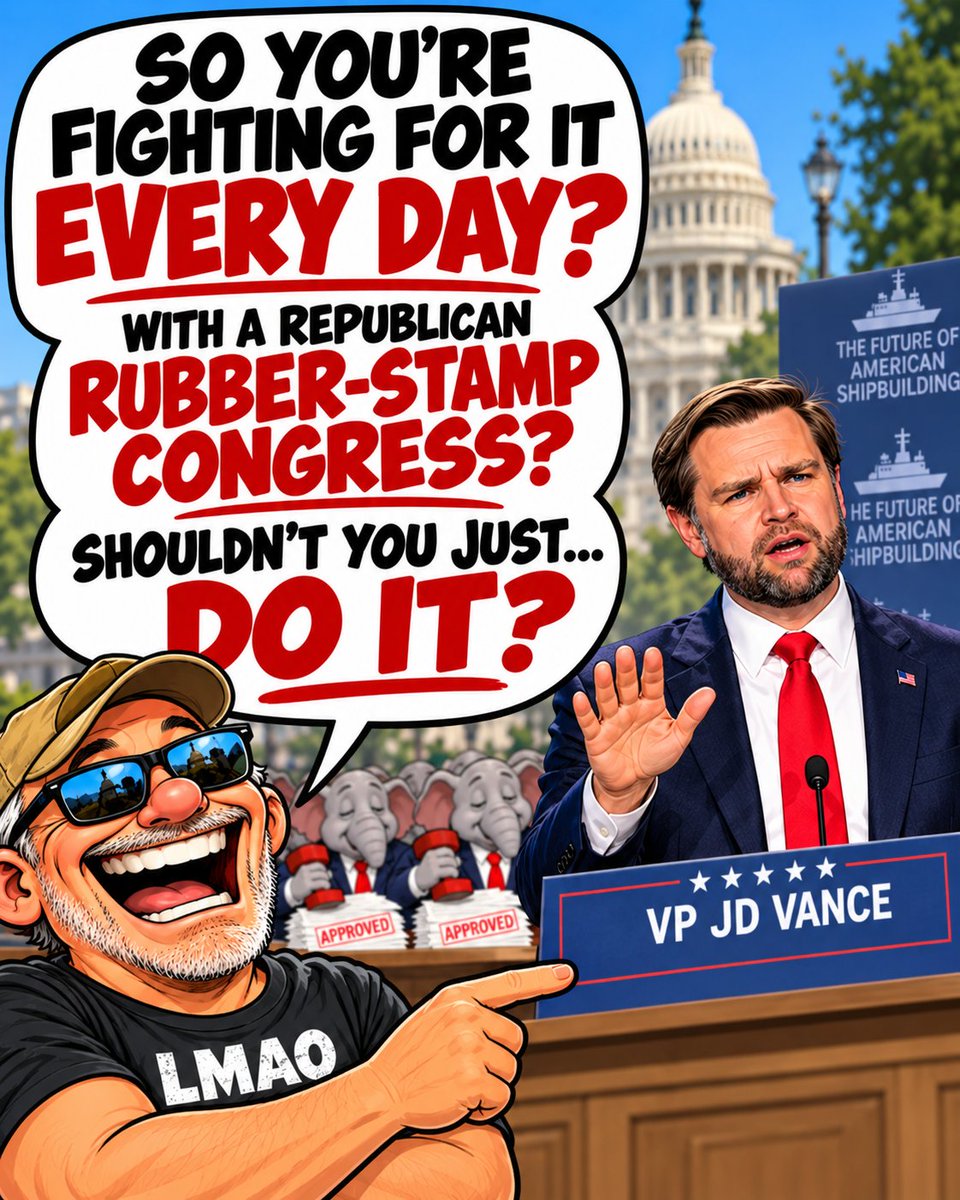 Bruce_Special_K's tweet photo. @VP Bold 2028 strategy: destroy your future one day at a time. Enjoy the shit show you volunteered for. Political obscurity is just up the road. 😂🍿 https://t.co/qKeOZ9a5yo