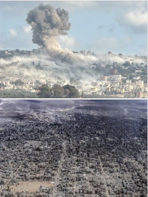 mhdksafa's tweet photo. Iran cannot have nuclear weapons because they'd blow up entire cities, said the same people who blow up entire cities in Iran, Gaza and Lebanon https://t.co/cO20SxRS65