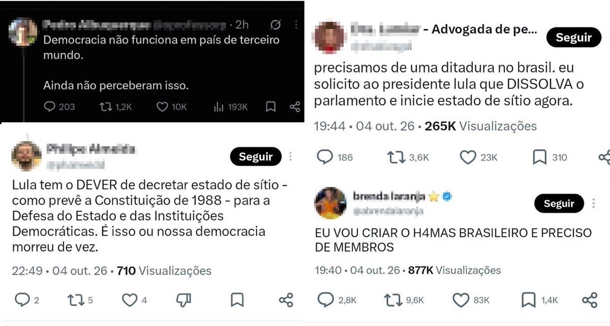 weighsteer's tweet photo. Agora pode pedir golpe ?
Ou terá consequências para essas pessoas depois ? https://t.co/jL2S3nFAuh