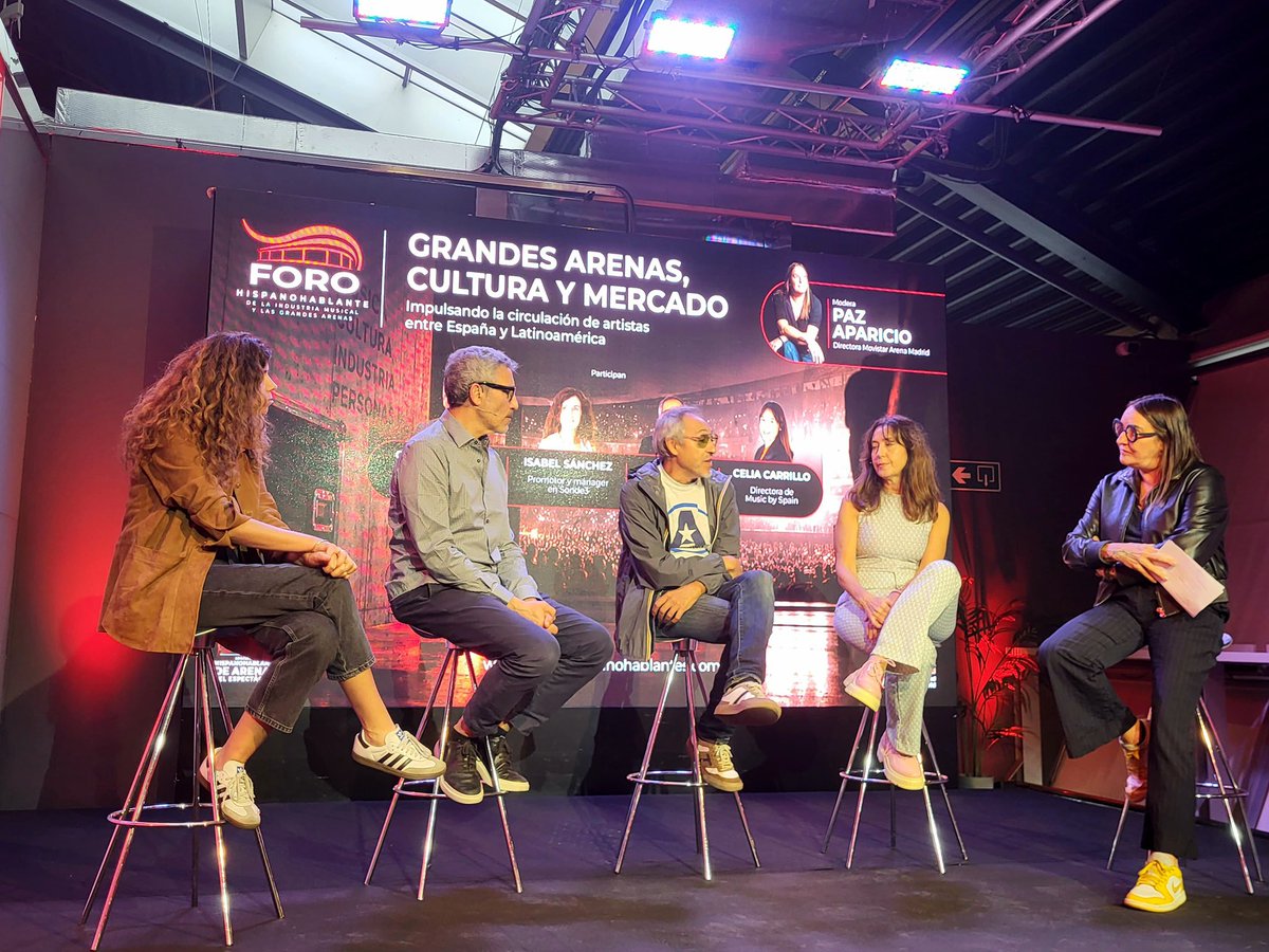 ARTEspectaculo's tweet photo. En marcha el Foro Hispanohablante Industria Musical y las Grandes Arenas en el MOVISTAR ARENA @MovistarArenaEs @CulturaCMadrid https://t.co/km6BjIzBny