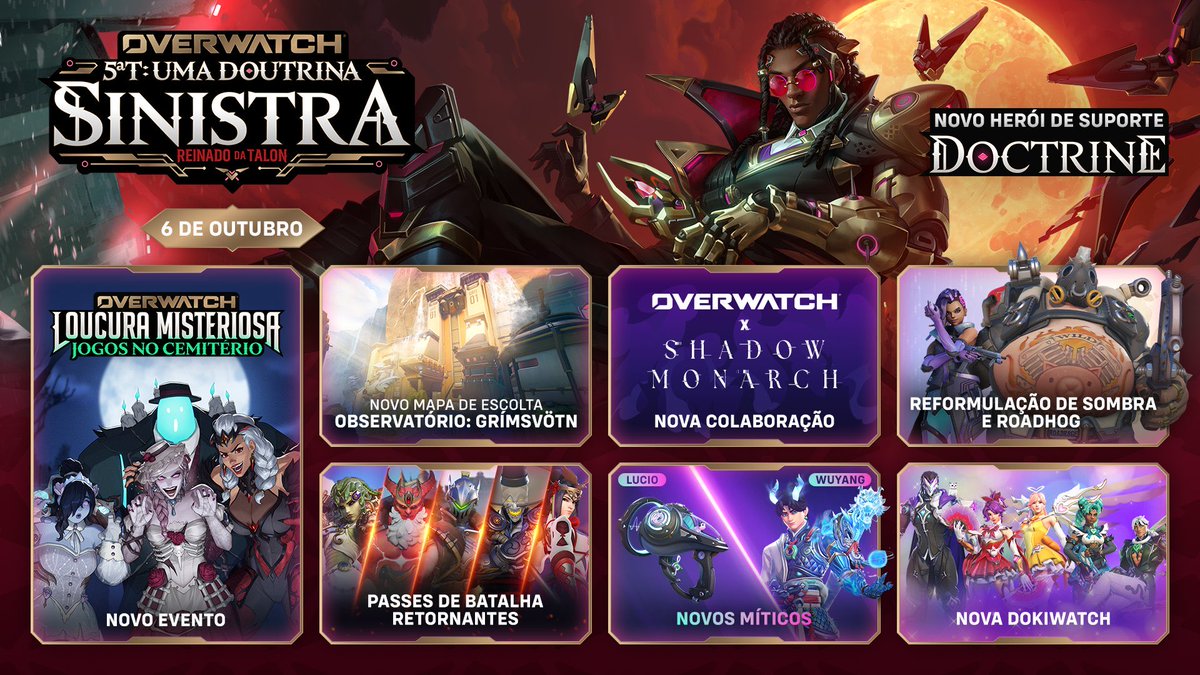 AKIRALgcy's tweet photo. BORAAAAAAAA!  É HOJE!

A partir das 14h30 a gente se encontra na live ^^ justamente para esquentar, chegar a atualização ver o patchnotes, experimentar as atualizações, e é claro! JOGAR

Então demorou!  Pois hoje é DIA DE OVERWATACH
Overwatchday ^^ Só vem!

#overwatch #temporada5 https://t.co/QdLy0rpCRe