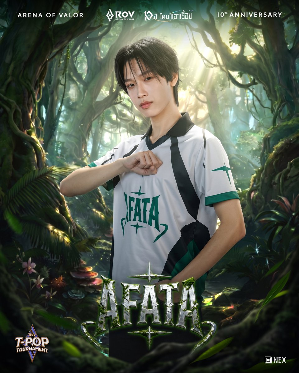 GarenaRoVTH's tweet photo. เปิดตัว LINE UP #TeamAFATA 
🌳 AFT NEX - ABYSSAL DRAGON LANE

ท้าชิงการแข่งขัน RoV T-POP Tournament 🏆 
✦ ยกระดับความยิ่งใหญ่จาก Showmatch สู่มหกรรมการแข่งขันศิลปิน T-POP 2026
✦ รอบออนไลน์ : 15 ต.ค. 2569  
✦ รอบออฟไลน์ : 23 ต.ค. 2569 ณ IMPACT Exhibition Hall

และอย่าลืมเข้าเกม RoV ร่วมกิจกรรมตอบคำถามชิงบัตรรอบออฟไลน์ 
🎫เริ่ม 9 -13 ต.ค. นี้❗️ 

🔴รับชม LIVE : RoV T-POP Tournament ถ่ายทอดสดทุกช่องทาง Garena RoV Thailand 

#RoVTPOPTournament #RoV10ปี 
#RoV10ปีโตมาเอาเรื่อง #RoV