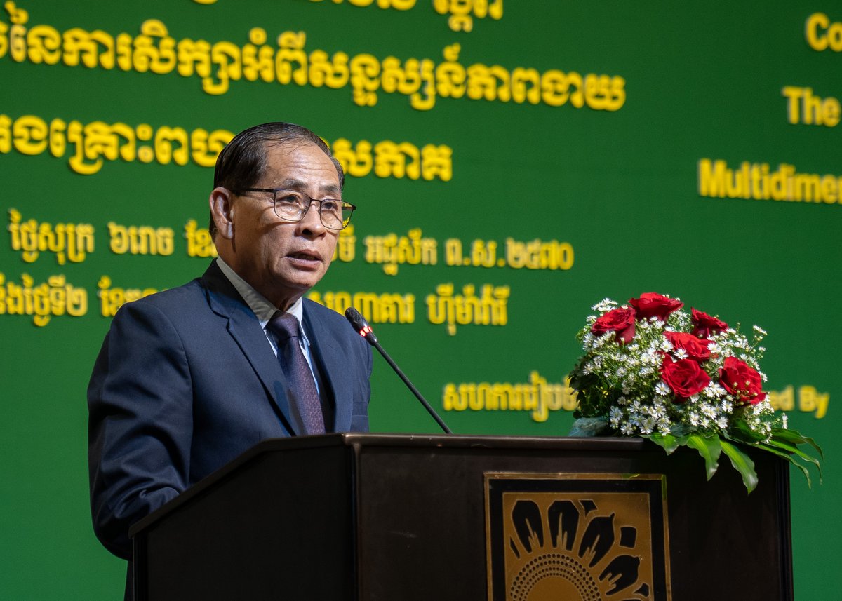 UNDPCambodia's tweet photo. The Ministry of Planning & @UNDP, with support from the Office of the Council of Ministers, convened gov’t & dev partners to explore the need to develop a Multidimensional Vulnerability Index. Participants recognised the importance & potential of the #MVI as a national tool. https://t.co/42TAZgcvvt