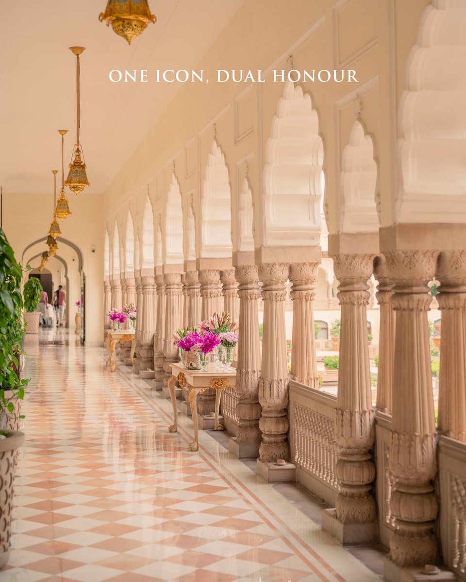 Rambaghpalace's tweet photo. An honour to be recognised among the world’s most beloved hotels in the 2026 Condé Nast Traveler Readers’ Choice Awards (UK &amp; US) with Rambagh Palace, Jaipur.

This recognition is a celebration of the timeless legacy of Jaipur, https://t.co/ibzPQ8eqUf