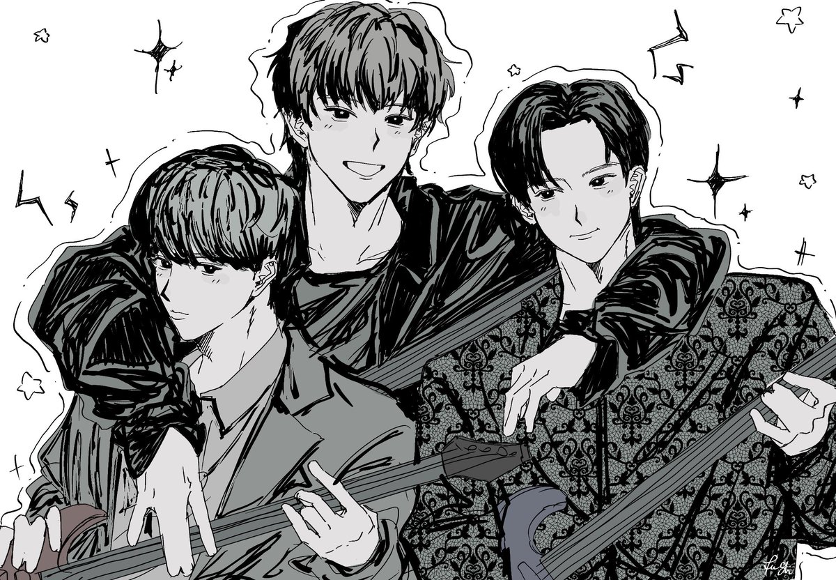 fugi__01's tweet photo. ⚡︎🎸🐧🍒🐰🎸⚡︎ https://t.co/qaerXNA1NR