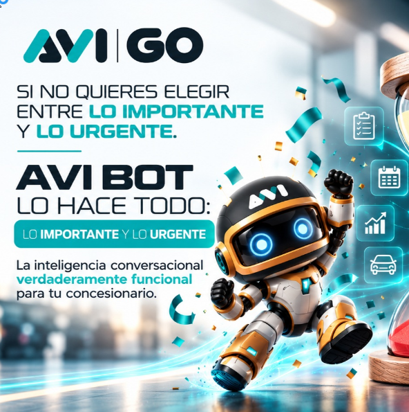 AutomocionAvi's tweet photo. Si no quieres elegir entre lo importante y lo urgente...
¡AVIBOT LO HACE TODO! https://t.co/tKPj8LQf55