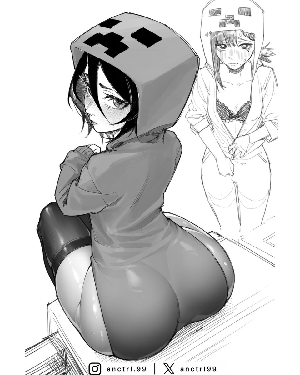 anctrl99's tweet photo. Getting ready for Halloween🎃

#rukiakuchiki #kobenihigashiyama #bleach #chainsawman #sketch https://t.co/AoqzYwRxbF