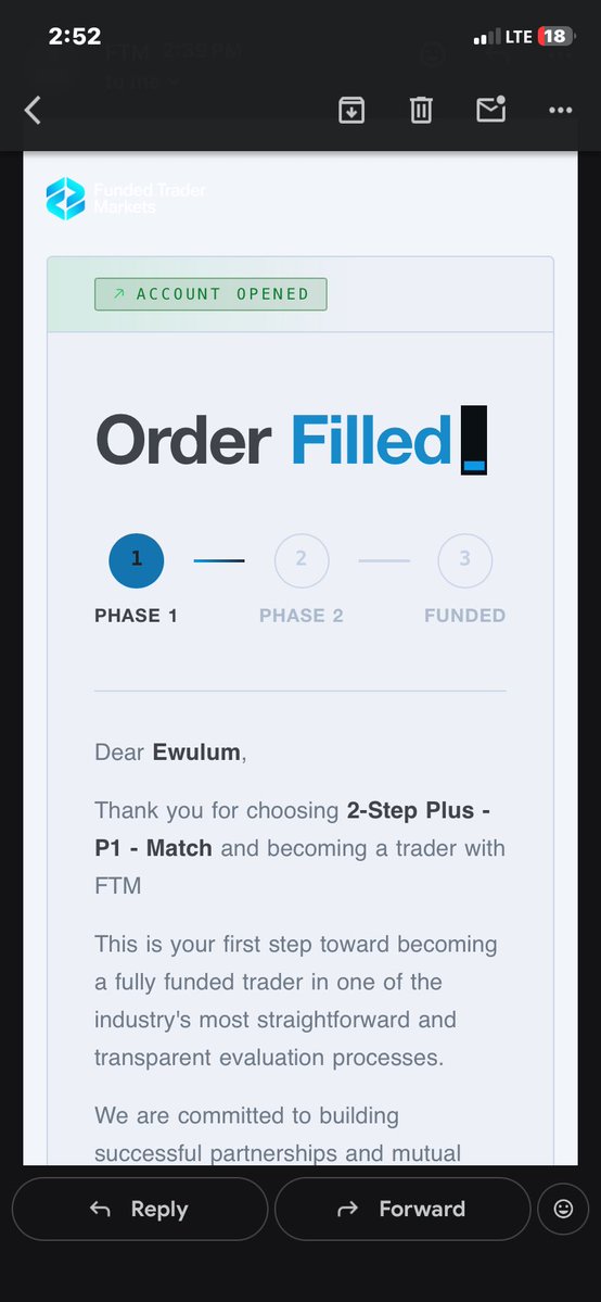 Fxcaptain2m's tweet photo. Account received! 🇳🇬🔥

Grateful to @FTMarketsLive for this opportunity. 🙏🏽
I’ll treat this account with the discipline, patience and respect it deserves.

Opportunity received. Now the work begins. ⚔️📈

#FundedTraderMarkets #FTM #FTMAfrica #NigeriaTraders https://t.co/wkmTy83RCH