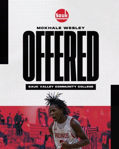 WesleyMckhale's tweet photo. After a great visit and workout with Coach Sharp I am grateful to say I received my first offer from Sauk Valley
@CoachSharp13 https://t.co/foCbo0rLg9